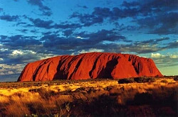 Uluru, iconic to Australia