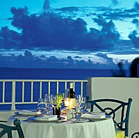 Seaside dining in Anguilla