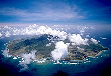 Mount Nevis dominates the view