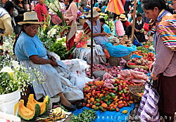 Visiting indigenous markets in the Sacred Valley