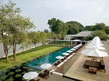 On the river at the Chedi Chiang Mai